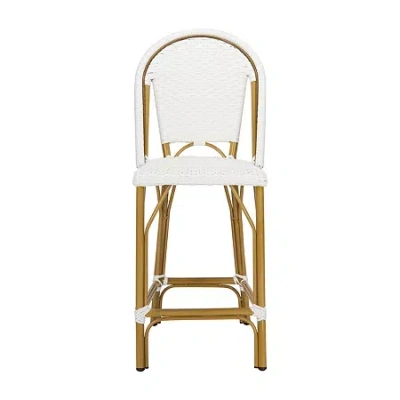 Safavieh Gresley Patio Collection Bar Stool In White