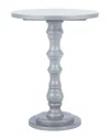 Safavieh Greta Round Top Accent Table In Silver