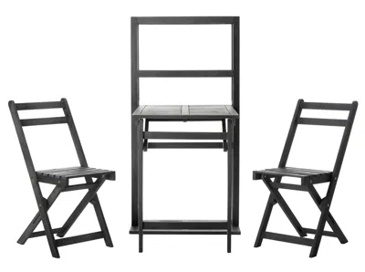 Safavieh Griffen Balcony Dining Cabinet Set In Brown