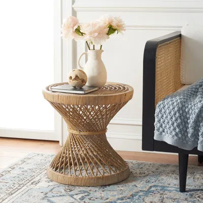 Safavieh Grimson Small Bowed Accent Table In Neutral