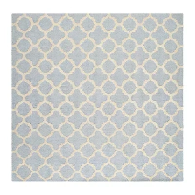 Safavieh Griselda Geometric Hand Tufted Wool Rug In Blue