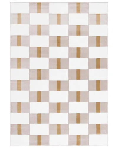 Safavieh Groove Power Loomed Rug In White