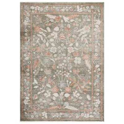 Safavieh Grove 632 Performance Floral Rug In Green,ivory