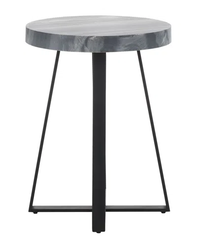 Safavieh Guenon Round Accent Table In Gray