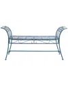 Safavieh Hadley Bench In Blue