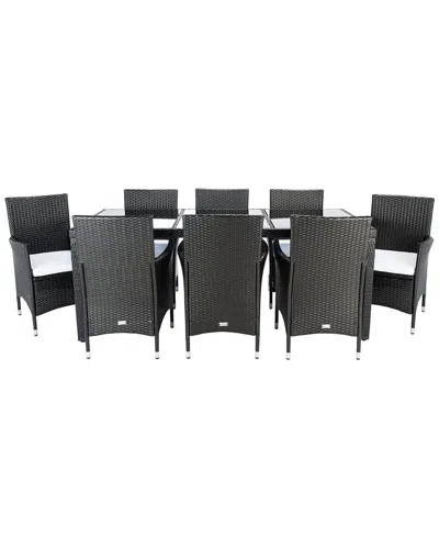 Safavieh Hailee Outdoor Dining Set In Black