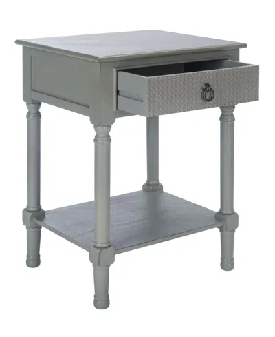 Safavieh Haines 1 Drawer Accent Table In Gray