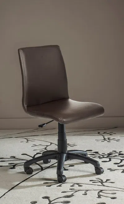 Safavieh Hal Desk Chair In Brown