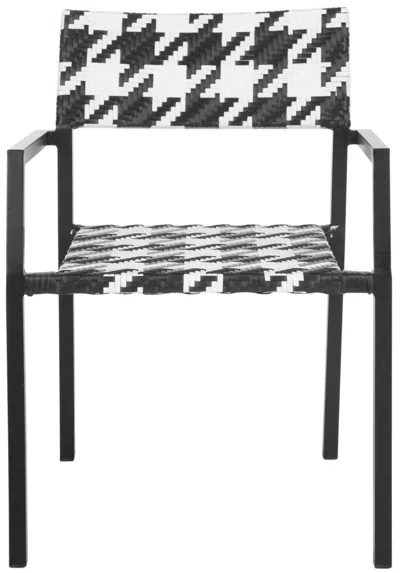 Safavieh Halden Arm Chair In Black
