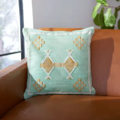 Safavieh Halstead Pillow In Blue