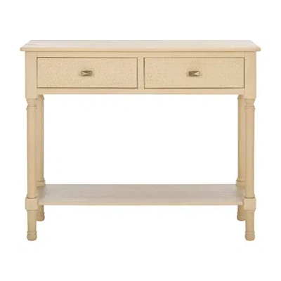 Safavieh Halton Storage 2-drawer Console Table In Nude