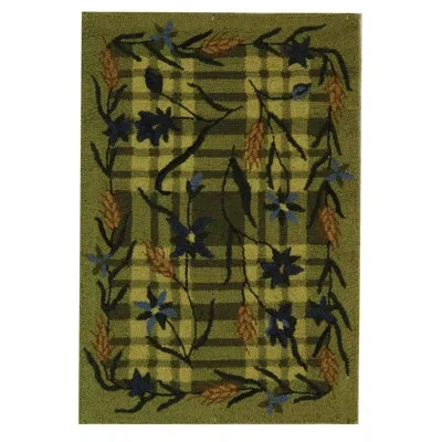 Safavieh Hand Hooked Wool Pile Rug In Green