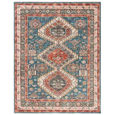 Safavieh Hand Knotted Wool Oriental Rug In Blue;red
