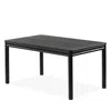 Safavieh Harriette 60 Rectangle Dining Table In Black