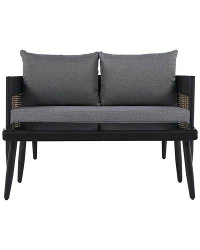 Safavieh Harrison Bench & Table Set In Blue