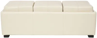 Safavieh Harrison Triple Tray Ottoman In Neutral