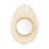 Safavieh Harson Wall Mount Oval Wall Mirror In Yellow