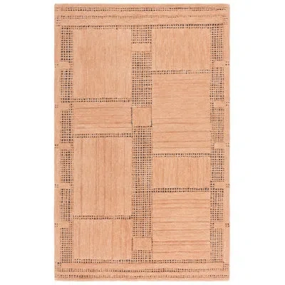 Safavieh Harvest Hand Tufted Wool; Cotton Abstract Indoor Rug In Rust