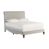 Safavieh Hathaway Sleigh Upholstered Bed In Gray