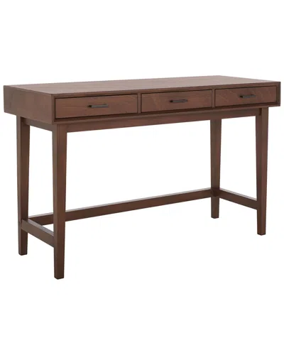 Safavieh Hawthorn 3-drawer Desk In Brown