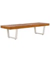 Safavieh Heather 60in Bench In Brown