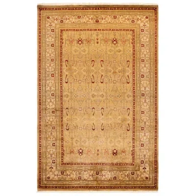 Safavieh Heirloom Hand Knotted Wool Oriental Rug In Beige