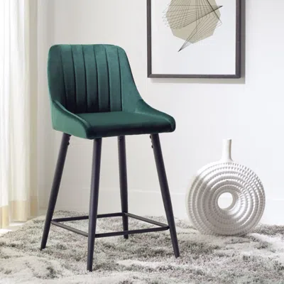Safavieh Helga Counter Stool In Green