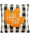 Safavieh Hello Leaf Pillow In Multi
