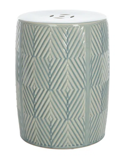 Safavieh Hemdi Garden Stool In Gray