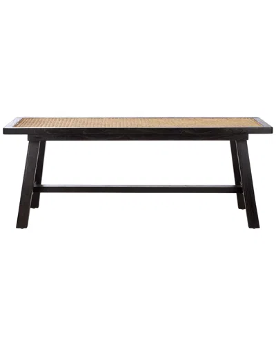 Safavieh Henrik Cane Bench In Brown