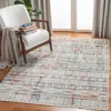 Safavieh Herat Machine Made Area Rug, Ivory / Rust Bohemian Style Easy Care In Gray