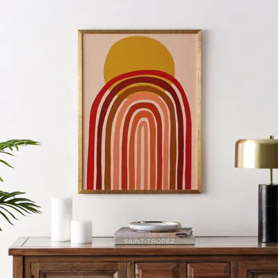 Safavieh Here Comes The Sun Framed Wall Art In Multi