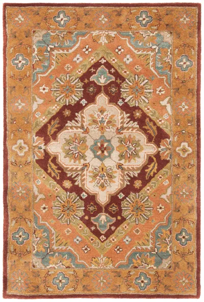 Safavieh Heritage Collection Handmade Rug In Brown