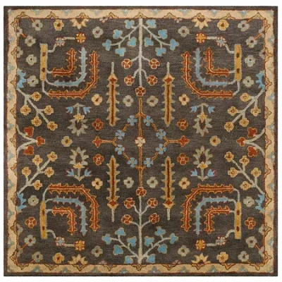 Safavieh Heritage Collection Noah Oriental Square Area Rug In Multi