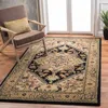 Safavieh Heritage Hand Made Area Rug, Black / Gold Traditional Style Non-shedding In Multi