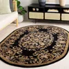 Safavieh Heritage Hand Made Area Rug, Black Traditional Style Non-shedding In Black
