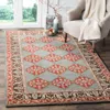 Safavieh Heritage Hand Made Area Rug, Blue / Charcoal Traditional Style Non-shedding In Multi