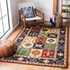 Safavieh Heritage Hand Made Area Rug, Green / Red Traditional Style Non-shedding In Multi