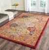 Safavieh Heritage Hand Made Area Rug, Multi / Red Traditional Style Non-shedding In Multi