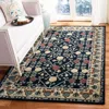 Safavieh Heritage Hand Made Area Rug, Navy / Ivory Traditional Style Non-shedding In Multi