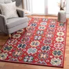 Safavieh Heritage Hand Made Area Rug, Red / Blue Traditional Style Non-shedding In Multi