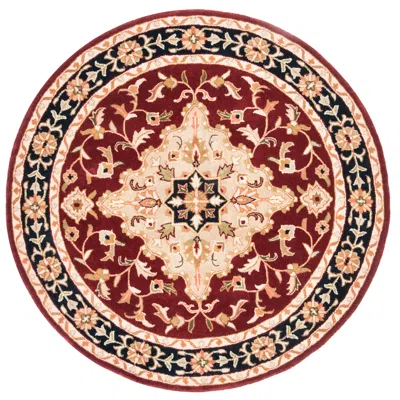 Safavieh Heritage Handmade Rug In Red
