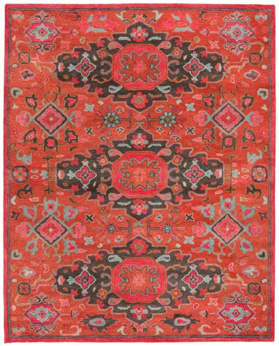 Safavieh Heritage Handmade Rug In Red