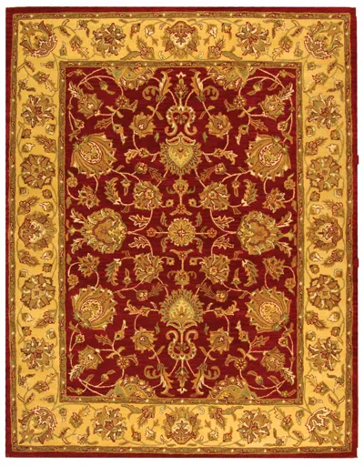 Safavieh Heritage Handmade Rug In Red