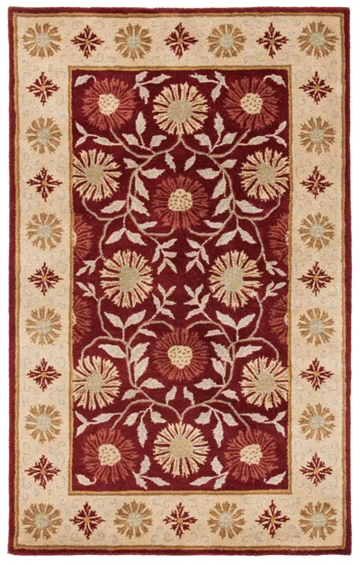 Safavieh Heritage Handmade Rug In Red