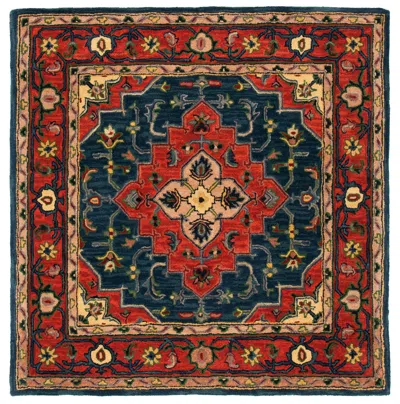 Safavieh Heritage Handmade Rug In Red