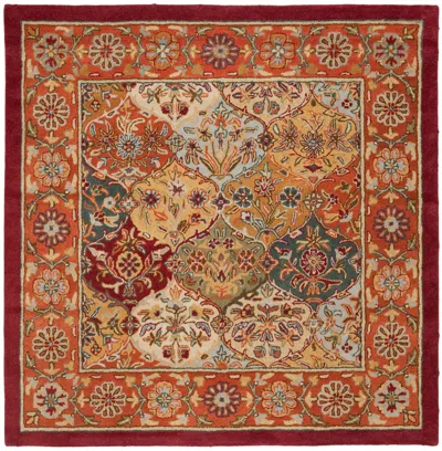 Safavieh Heritage Handmade Rug In Burgundy