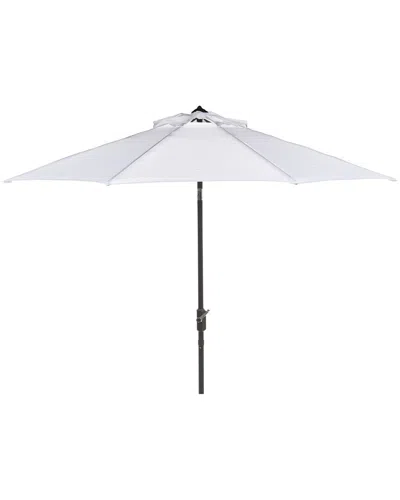 Safavieh Herla 11ft Auto Tilt Umbrella In White