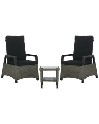 Safavieh Herman Recliner 3pc Set In Gray