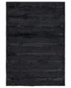 Safavieh Hi-lo Shag Power Loomed Rug In Charcoal